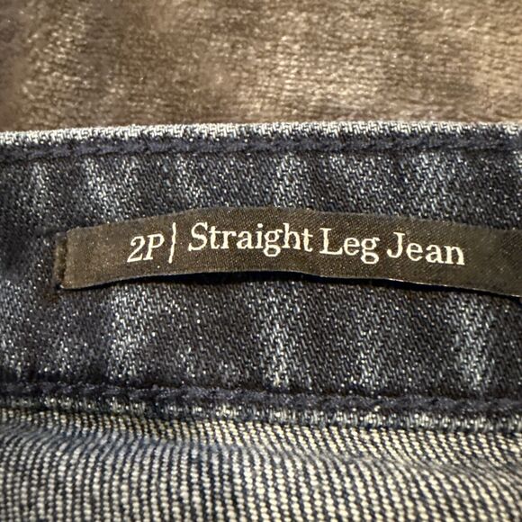 Talbots Ladies 2P Signature Straight Leg Jeans Medium Wash Mid-Rise EUC - Picture 7 of 12